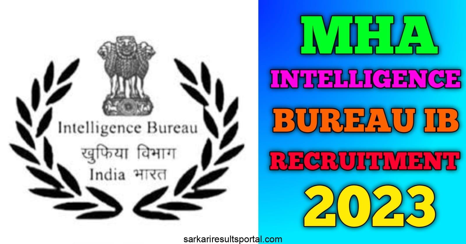 MHA Intelligence Bureau IB Assistant Central Intelligence Officer Grade II / Executive Recruitment 2023 Result, Tier II Results for 995 ACIO II / Exe Post