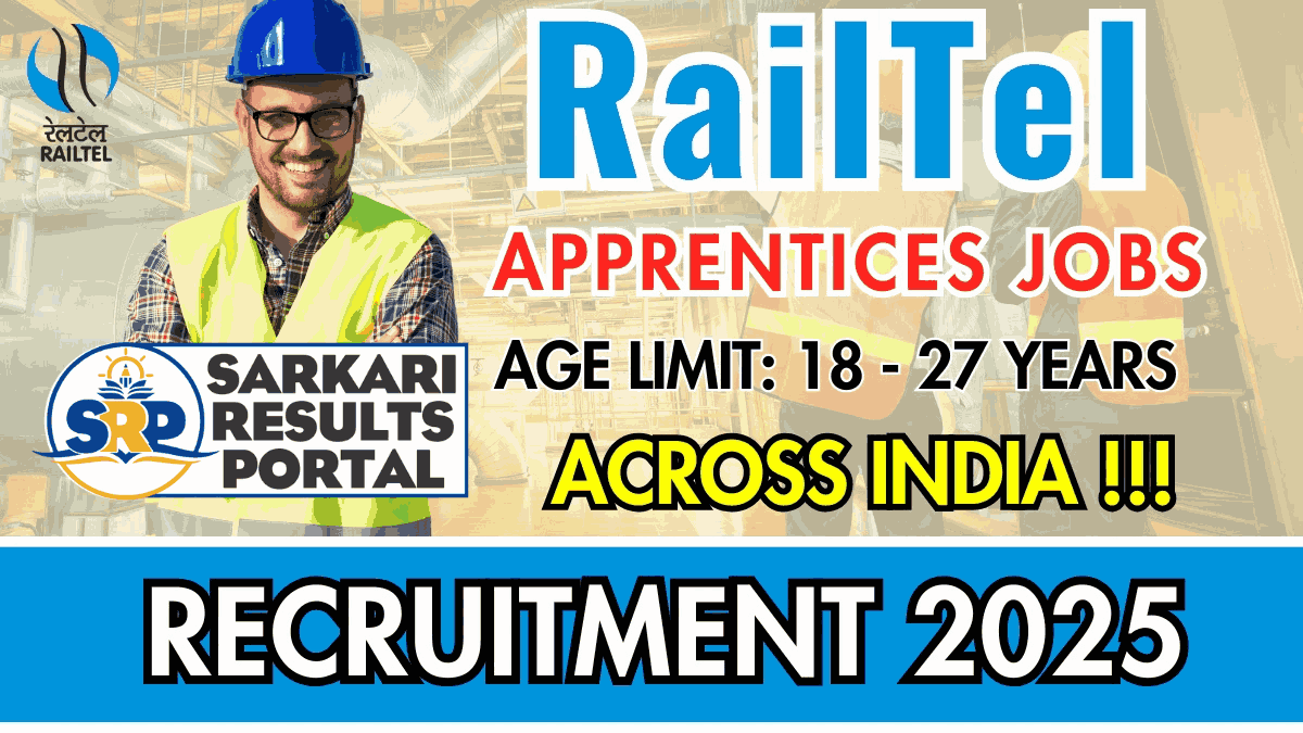 RailTel Apprentices Recruitment 2025 - Apply Online for 40 Posts