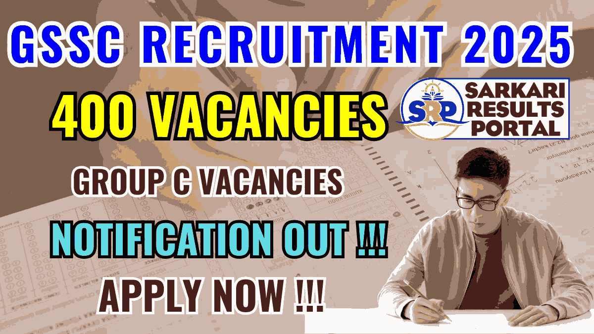 GSSC Group C Recruitment 2025 - Apply Online for 439 Junior Engineer, Lineman and More Posts