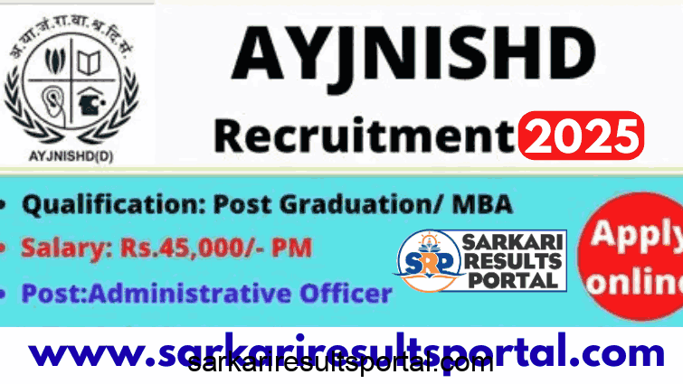 AYJNISHD Recruitment 2025 - Apply Offline for 24 UDC, Head Clerk and More Posts