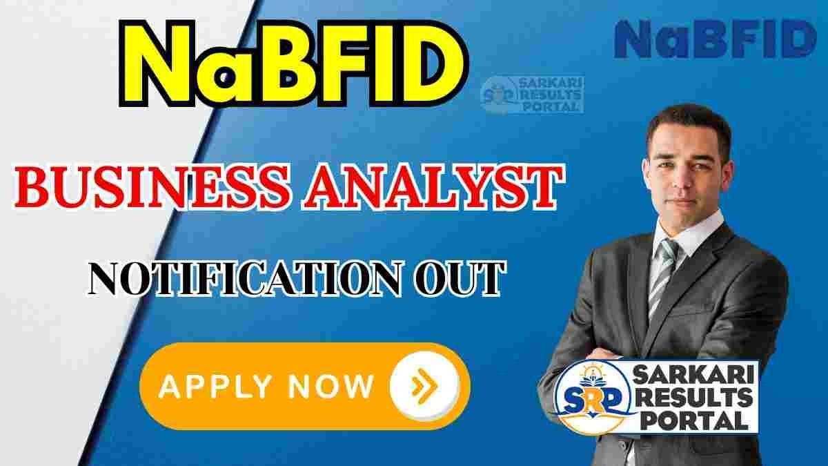 NaBFID Business Analyst Recruitment 2025 - Apply Online for 10 Posts