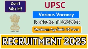 UPSC Recruitment 2025 - Apply Online for 84 Lecturer, Assistant Public Prosecutor and More Posts