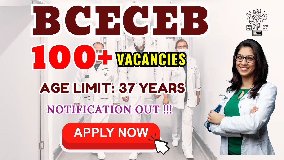 BCECEB Senior Resident/ Tutor Recruitment 2025 - Apply Online for 193 Posts by Oct 03