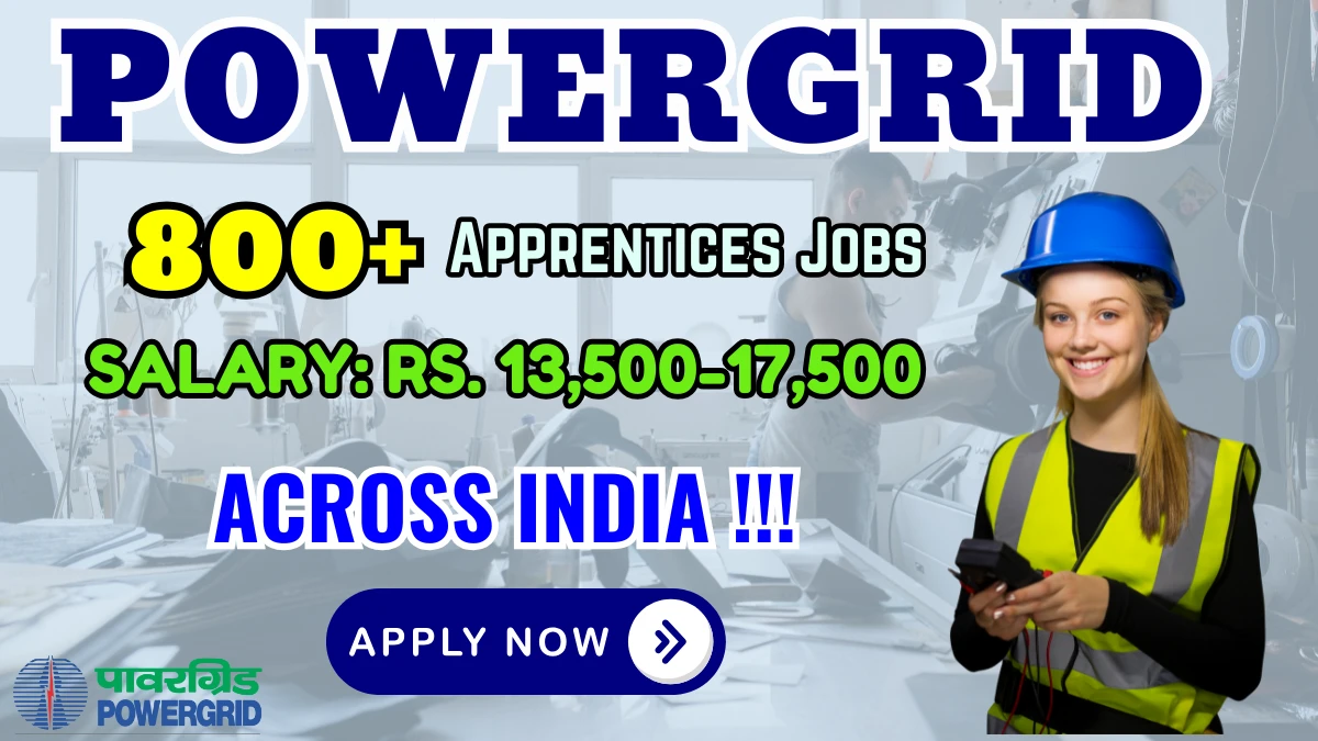POWERGRID Apprentices Recruitment 2025 - Apply Online for 1161 Posts by Oct 06