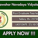 PM Shri Jawahar Navodaya Vidyalaya Korba PGT Recruitment 2025 - Apply Offline for 01 Posts